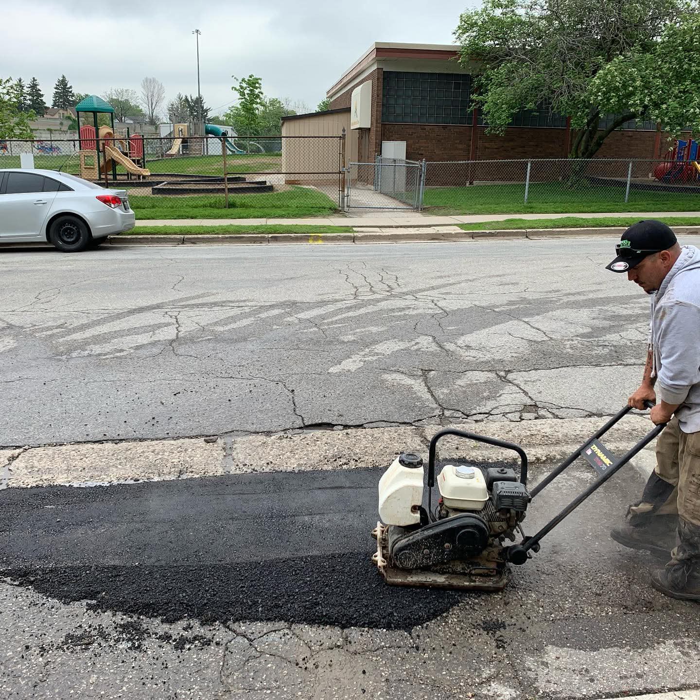 Asphalt paving services