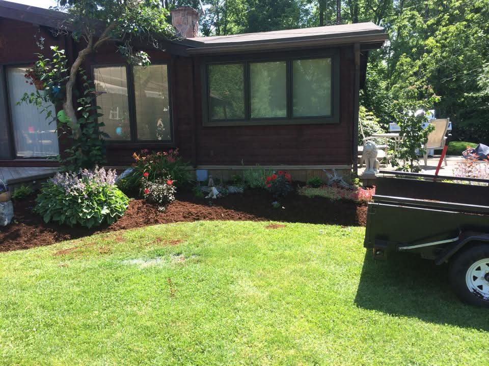 Beautiful home garden landscaping