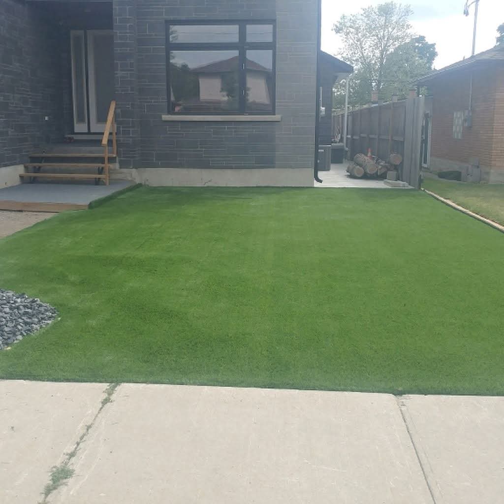 Sod installation with irrigation